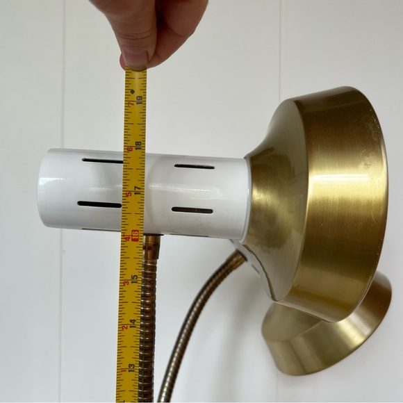 Vintage RARE Mid Century Modern Double Gooseneck Lamp - Picture 12 of 16